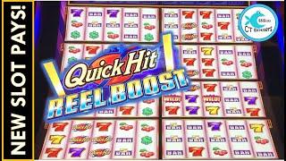 NEW QUICK HIT SLOT MACHINE THAT PAYS!!! GREAT LUCK ON REEL BOOST! SO MANY SCREENS! MAX BET BONUSES