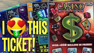 I LOVE THIS TICKET  $150/Tickets $20 $1,000,000 Jackpot  TEXAS LOTTERY Scratch Offs