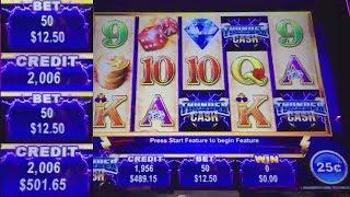 $500 w/MAX BET $12.50 on THUNDER CASH!