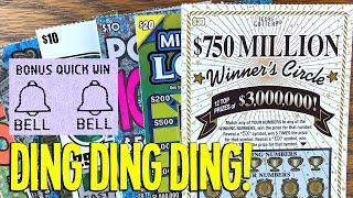 NO WAY! 3 WINS in a ROW on a $30 TICKET!  $200 TEXAS LOTTERY Scratch Offs