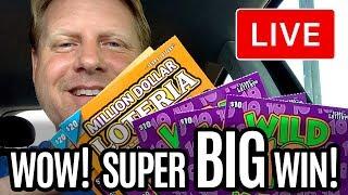 Super BIG WIN!!  INCREDIBLE HIT on Texas Lottery Scratch Off Tickets