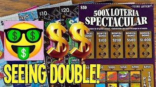 SEEING DOUBLE for BIG $$!  $150 TEXAS LOTTERY Scratch Offs