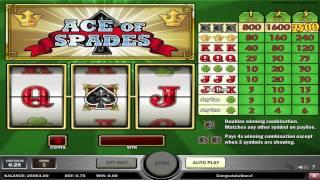 Ace of Spades slot machine by Play'n Go | Game preview by Slotozilla