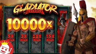 FIRST EVER MAX WIN ON GLADIATOR LEGENDS!  INSANE BASE GAME HIT!