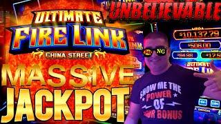 Ultimate Fire Link HUGE HANDPAY JACKPOT - $20 MAX BET  Huff N Puff Slot Machine Handpay Jackpot