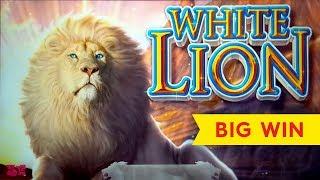 White Lion Slot - NICE SESSION, ALL FEATURES!