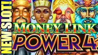 NEW SLOT! SUPER MONEY LINK FEATURE! POWER 4 MONEY LINK Slot Machine (LIGHT & WONDER)