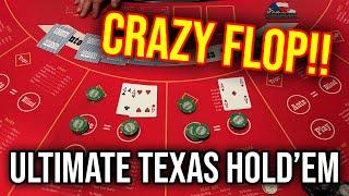 HIGH LIMIT ULTIMATE TEXAS HOLD'EM!!! POCKET PAIRS AND ACES WIN!!!