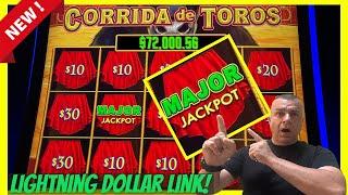 HUGE JACKPOT On Lightning Dollar Link Corrida de Toros