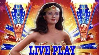 MAJOR JACKPOT WON * MINOR JACKPOT WON * NEW WONDER WOMAN SLOT !