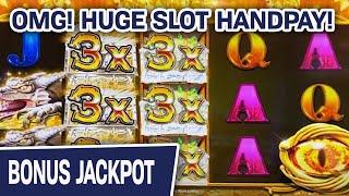 OMG! HUGE Slot Machine HANDPAY  Max Bets! The Raja PLAYS TO WIN