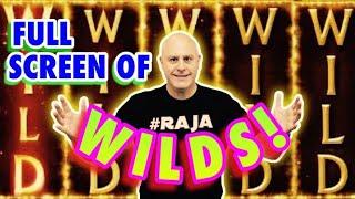 Full Screen of Wilds on Golden Jungle  Big Wins & Jackpots All Stream Long!