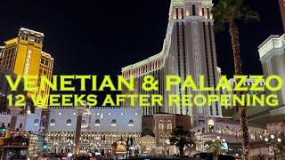 Palazzo Venetian Las Vegas Walkthrough 12 Weeks After Reopening