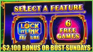 HIGH LIMIT SUPERLOCK Lock It Link FLOWER FORTUNE EPIC COMEBACK $30 MAX BET Bonus Round Slot Machine