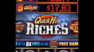• LIVE CASINO PLAY QUICK HIT RICHES