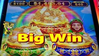 AWESOME BIG WIN ON FREE PLAYSHAMROCK FORTUNES (AGS) Slot $175 Free Play栗スロ Yaamava' Casino