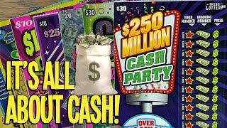 IT'S ALL ABOUT CASH!  Playing $187 TEXAS LOTTERY Scratch Offs