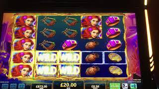 Nearly back to back bonuses and huge win on king of Atlantis £5 max bet