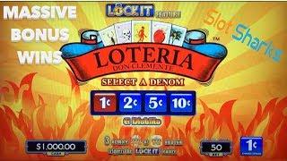 Loteria  Lock It Link - MASSIVE Bonus Wins - 10 Cent Denom - Aria Las Vegas