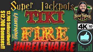 12,500+ SUBSCRIBERS! $12,500+! MASSIVE JACKPOT HANDPAY SESSION Lightning Link Tiki Fire Choctaw