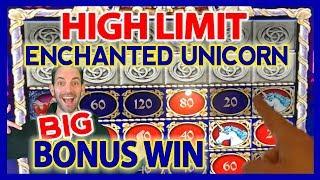 HIGH LIMIT  Enchanted Unicorn BONUS $10-$30/SPIN  Brian Christopher Slots