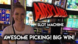My BEST Picking Ever! Airplane Slot Machine! BIG WIN!