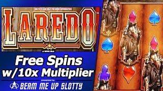 Laredo Slot - Free Spins Bonus, Big Win with 10x Multiplier