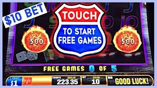 $10 BET on Route 66 Ultimate Fire Link $1 Denom Brings A MASSIVE WIN!