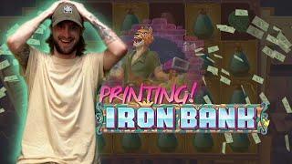 HUGEEE WIN ON IRON BANK SLOT BY JESUS FOR CASINODADDY