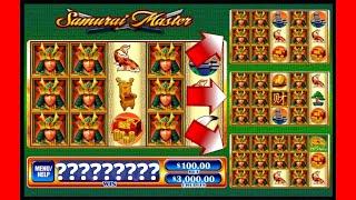 $100 x GIRO SIN PARAR HASTA LOGRAR BONUS!  Samurai Master Slot ️Juegos de Casino