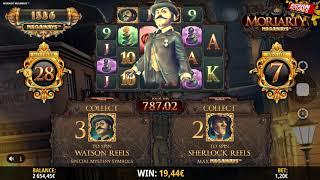 Moriarty Megaways Slot - Super Bonus BIG WINS!