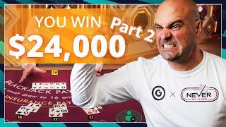 $40,000 (Part 2) Coffee and Blackjack Episode 5  - The Crazyness continues