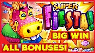 All Bonuses → GREAT SESSION! Super Fiesta Slot - PAYS ME!