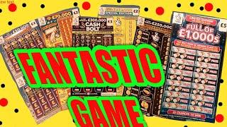 SCRATCHCARD..GAME..CASH BOLT...WIN ALL..RED HOT 7s..YELLOW DOUBLER