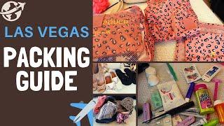 Las Vegas Packing Tips (Carry-on) Guide For Girls & Guys!