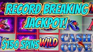 RECORD SMASHED!!!  MY ALL TIME BEST CASH COVE JACKPOT!