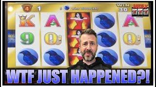 TRULY UNBELIEVABLE! I have never been MORE STRESSED OUT with a slot machine bonus!