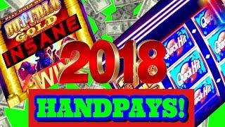 JACKPOT HANDPAYS! • OUR BIGGEST JACKPOT WINS OF 2018• FEATURING GAMBINO SLOTS!!