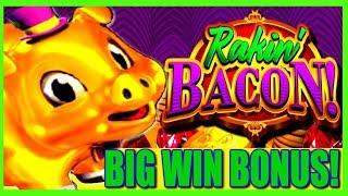 Rakin' Money! New Slot Rakin' Bacon BIG WIN Slot Bonus! | Slot Traveler