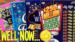 WELL NOW... $110/TICKETS!  $30 Cash Party ️ $10 Cool Riches!  TX Lottery Scratch Offs