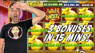 3 BONUSES in 15 Minutes!  Chilli Heat ⫸Chumba Casino
