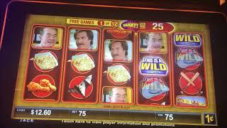 Anchorman Slot Machine Bonus - Whammy Free Spins