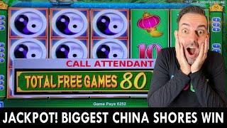 BIGGEST China Shore Win To Date  80 Free Games