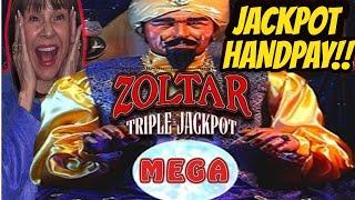 WOW! FIRST Jackpot Handpay on Zoltar's Triple Jackpot on Youtube!