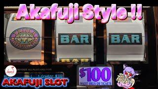 Non Stop! Slot Play Akafuji Style gambling on April 15. 赤富士式ギャンブル スロット