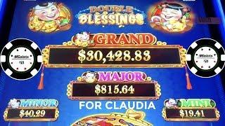 ️DOUBLE BLESSINGS LONG SESSION FOR CLAUDIA ️MOHEGAN SUN SLOT MACHINE
