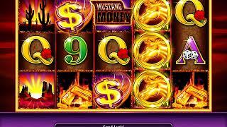 MUSTANG MONEY Video Slot Casino Game with a MUSTANG MONEY FREE SPIN BONUS
