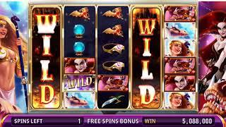 TREASURES OF DRAGONWIND Video Slot Casino Game with a WILD DRAGONS FREE SPIN BONUS