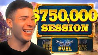 MASSIVE $750,000 SESSION ON NEW WILD WEST DUELS SLOT