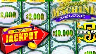 GREEN MACHINE DELUXE JACKPOTS  ONLY THE BEST HANDPAYS ON HIGH LIMIT SLOT MACHINE
